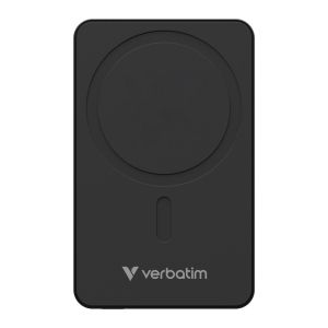 Външна батерия Verbatim Charge 'n' Go Essentials Power Bank Magnetic Wireless 10000mAh Black