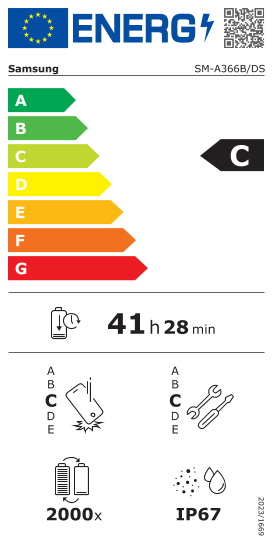 Смартфон SAMSUNG Galaxy A36 5G Enterprise Edition 6/128GB Awesome Black