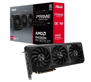 Видео карта ASUS Prime Radeon RX 9070 XT 16GB GDDR6 OC Edition, 16GB GDDR6, 256-bit, HDMI, 3xDP