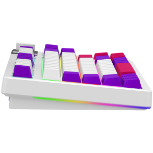 LORGAR KBP70TKLW, Wireless TKL Mechanical Gaming Keyboard Pro, White, EN layout