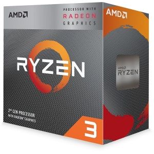 AMD CPU Desktop Ryzen 3 4C/4T 3200G (4.0GHz,6MB,65W,AM4) box, RX Vega 8 Graphics, with Wraith Stealth cooler