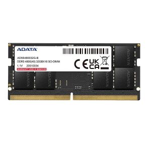 Памет ADATA 32GB DDR5 4800MHz SO-DIMM - AD5S480032G-S