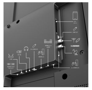 Телевизор 65″ THOMSON QLED Pro 65QG7C14, 4K UHD, 144 Hz, Direct LED, Smart TV, Google TV, Black