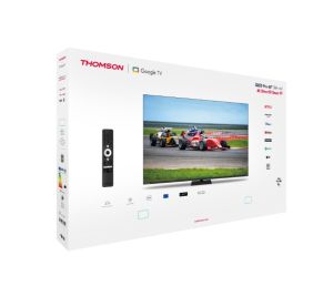 Телевизор 65″ THOMSON QLED Pro 65QG7C14, 4K UHD, 144 Hz, Direct LED, Smart TV, Google TV, Black