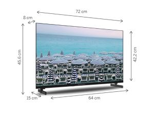 Телевизор 32″ THOMSON 32HD2S13, HD Ready, Direct LED, Black