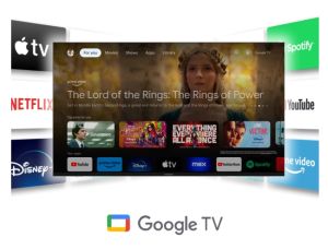 Телевизор 50″ THOMSON 50QG4S14, QLED 4K (3840×2160), Google TV Smart, 60 Hz, Wi-Fi, Dark grey