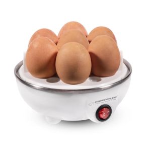 Яйцеварка ESPERANZA EKE001, 350W, 7 яйца, Аларма, Бял