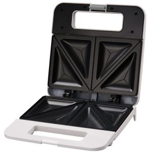 Сандвич тостер Esperanza EKT010W Parmigiano, 1000W, Четири сандвича, Тефлонови плочи, Бял