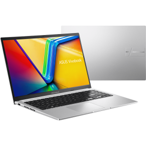 Лаптоп ASUS Vivobook 15 M1502YA-BQ285, 15.6'' FullHD (1920x1080) IPS, AMD Ryzen 7 7730U (2.0GHz up to 4.5GHz, 8 ядра), 16GB DDR4, 512GB SSD M.2, noOS, Cool Silver - 90NB0X22-M01HX0