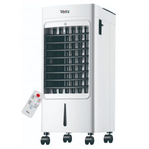 Мобилен охладител 3в1 Oliver Voltz OV51761BH, Охлаждане/отопление/овлажнение, 75-2000W, 4 л, Таймер, 3 скорости, Дистанционно,  Бял