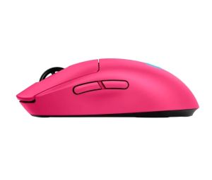 Безжична геймърска мишка LOGITECH PRO 2 LIGHTSPEED (910-007309), Wireless, 44 000 DPI, Pink