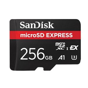 MicroSD памет 256GB SANDISK microSD EXPRESS, microSDXC PCIe® 3.1 NVMe, A1 U3, up to 880MB/s