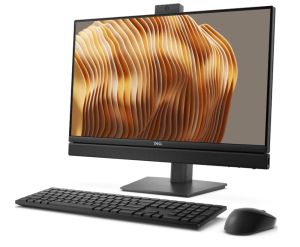 Настолен компютър - всичко в едно Dell Pro 24 All-in-One QC24251, Intel Core Ultra 5 235T (2.20GHz, 24MB), 23.8" FHD 1920x1080 100 Hz IPS AG, 1x16 GB DDR5 up to 5600 MT/s, 512GB SSD, Integrated Graphics, Height Adjustable Stand, FHD HDR Cam, WiFi 6E+BT,Wi