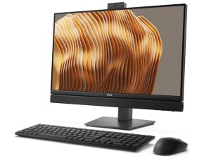 Настолен компютър - всичко в едно Dell Pro 24 All-in-One QC24250, Intel Core Ultra 7 265 (13 TOPS NPU, 20C, up to 5.3GHz), 23.8" FHD 1920x1080 100 Hz IPS AG, 1x16GB DDR5 up to 5600 MT/s, 512GB SSD, Intel Graphics, Height Adjustable Stand, FHD HDR Camera, 