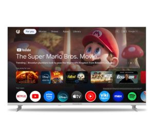 Телевизор Thomson 40" FHD Google TV; 1920 x 1080 (FHD), DLED, 60 Hz, HDR10, Dolby Audio, Google Cast, DVB-T/T2/C/S/S2, Wi-Fi, Bluetooth, LAN, HDMI 3 (1.4), USB 2 (2.0), Hotel mode, Side Feet, Black