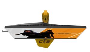 Монитор AOC CS24A, 24.1" TN eSports WLED, 1920x1080@610Hz (OC, Native 600Hz), 0.5ms GtG, 0.3ms MPRT, 500cd m/2, 1000:1, DCR 80M:1, Adaptive Sync, FlickerFree, Low Blue Light, Tilt, Height Adjust, Pivot, Swivel, 2xHDMI, DP, USB hub