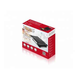 Сандвич тостер - преса Royalty Line RL-PM1000, 1000W, Незалепващи плочи, Червен