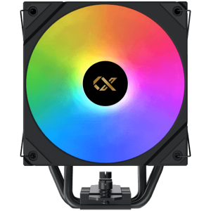 AK4 Digital (Black, ARGB & Digital LED Panel Top Cover, ARGB PWM Fan, Intel Backplate, Mini ARGB LED Controller)