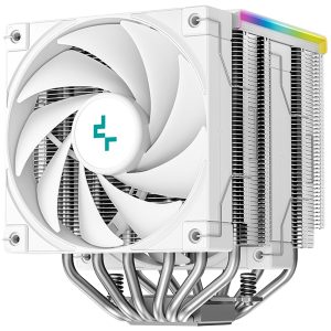 DeepCool AK620 DIGITAL SE WH, CPU Air Cooler, 2x120mm PWM Fans, 6 Heatpipes, White, LGA2066/2011-v3/2011/1851/1700/1200/115x, AMD AM5/AM4, 129x138x161 mm(LxWxH), R-AK620-WHADMN-GJD, 3Y