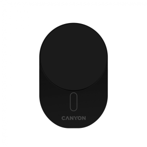 Безжично зарядно CANYON OnGrip 105 , car charger 15W Qi2 Wireless Black