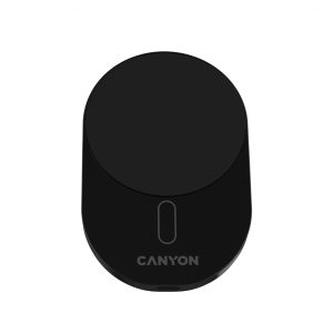 Безжично зарядно CANYON OnGrip 105 , car charger 15W Qi2 Wireless Black