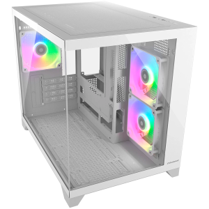 COUGAR FV150 Mini RGB PC Case, Mid tower, White