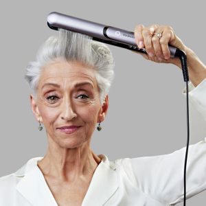 Преса за коса Remington S9880 PROluxe You, Керамично покритие, Адаптивна технология, 5 нива на температура, Aвто. изключване, Сив