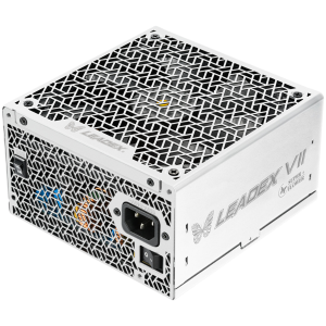 Super Flower Leadex VII XG 850W ATX 3.1, 80 Plus Gold, Fully Modular, Flat White Cables, 140mm Fan, 150mmx150mmx86mm, White, 10 Year Warranty