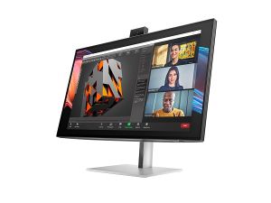 Монитор HP Series 7 Pro – 727pm (8K135A5#ABB), 27" IPS Black, 4К UHD (3840x2160) 60Hz, 16:9, 5ms, 400 cd/m², 2000:1, Cam 5MP, Mic, Speaker 4x3W, HDMI, DP, USB Thunderbolt, RJ-45, USB hub, Silver