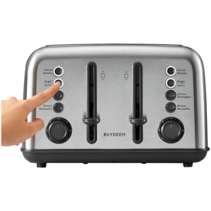 BUYDEEM 4 Slice Toaster, model DT640E, color Stainless Stell, EU