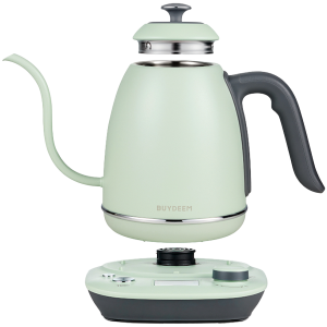 BUYDEEM Electric Gooseneck Coffee Kettle, model K821, color Cozy Greenish EU
