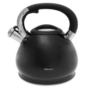 Чайник Kinghoff KH 1221, 3.4 л, Свирещ, Индукция, Черен