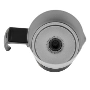 Уред за разпенване на мляко Adler AD 4497, 1000W, 300 мл, Незалепващо покритие, STRIX защита, Черен/Инокс