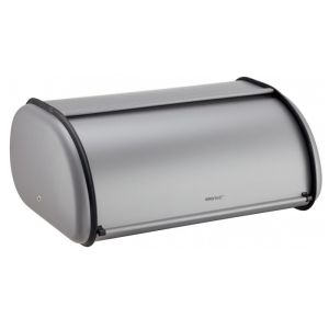 Кутия за хляб Kinghoff KH 1863, 44 см, Лека и здрава конструкция, Стомана, Сив