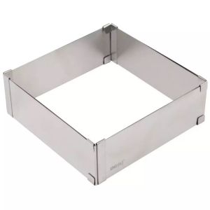 Форма за печене Kinghoff KH 1906, Регулируема 15.5-28 см, Неръждаема стомана, Сребрист