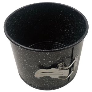 Форма за торта с падащо дъно Kinghoff KH 1790, 16x13см, Мраморно покритие,  Въглеродна Стомана, Черен