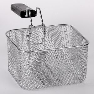 Фритюрник Elite ЕDF-1102, 1200W, 2.5 л, 150-190C, Прозорец за наблюдение, Филтър против миризми, Термостат, Инокс/черен