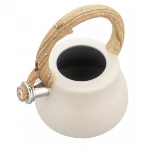 Свирещ чайник Klausberg KB 7919, 2.8 л, Топлоизолирана дръжка, Индукция, Бежов