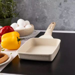 Тиган Klausberg KB 7815, Правоъгълен, 15см, Мраморно покритие, Индукция, Бежов