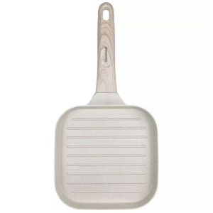 Грил тиган Klausberg KB 7812, 18.5см, Мраморно покритие, Хладна на допир дръжка, Индукция, Бежов