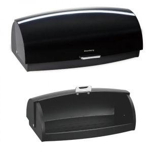 Кутия за хляб Klausberg KB 7931, 45 см, Ергономична дръжка, Метална, Черен