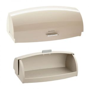 Кутия за хляб Klausberg KB 7932, 45 см, Ергономична дръжка, Метална, Бежов