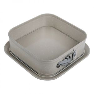 Форма за печене с падащо дъно Kinghoff KH 1977, 27.5 см, Мраморно покритие, Бежов