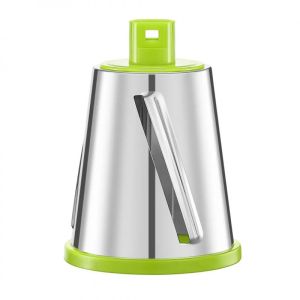 Ръчно ренде с 3 сменяеми приставки Kinghoff KH 1960, Неръждаема стомана, Бял/Зелен