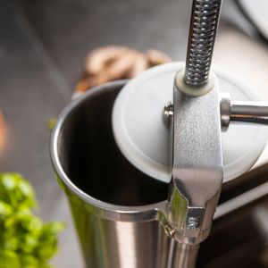 Машина за пълнене на колбаси Klausberg KB 7927, 5 Кг, Ръчна, 14-35мм, 6 фунии, Инокс