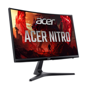 Монитор ACER Nitro ED240QP0bi, 23.6" VA Curved 1500R, FullHD (1920x1080) 144Hz, 16:9, 1ms, 250cd/m2, 3000:1, AMD FreeSync, HDMI, VGA, Black - UM.UE0EE.004