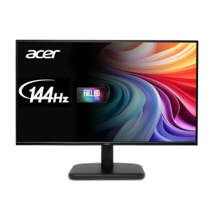 Монитор ACER EK251QP6bi, 24.5" IPS, FullHD (1920x1080) 144Hz, 16:9, 1ms, 250 cd/m², 1000:1, VGA, HDMI, Black - UM.KE1EE.601