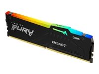 Памет KINGSTON 16GB DDR5 6000MHz FURY Beast Black RGB EXPO