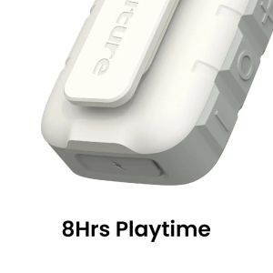 Тонколони HiFuture Pocket S Beige,  Bluetooth 5.4, IPX7 Waterproof, 5W Output, Pair to Play (TWS Mode), Up to 8 Hours Playtime, Support Clip for Wear, Support Magnetic
