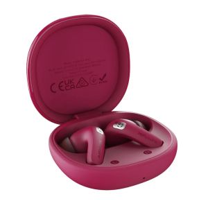 Слушалки HiFuture FlyBuds 4 ANC Hot Pink, Active Noise Cancelling, 4 MICS ENC, Wireless 5.4, Up to 10 Hours Battery Life by one charge, IPX5, Ultra Bass, Up to 35 Hours Battery Life Combined